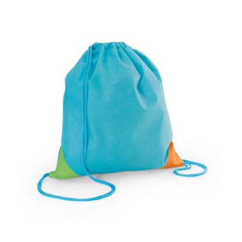 BISSAYA - Colourful non-woven drawstring bag (80 g/m²)