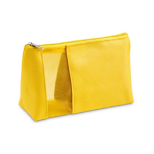 ANNIE - Microfibre and mesh cosmetic bag