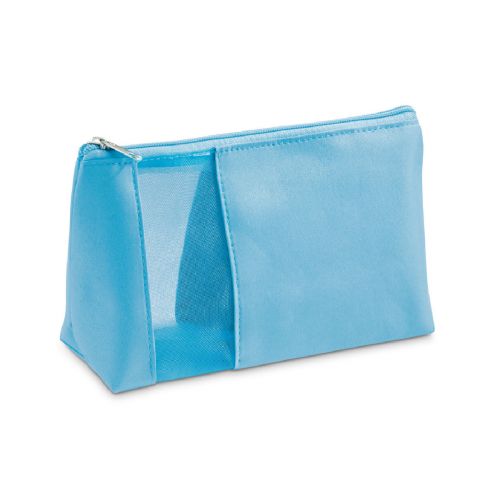 ANNIE - Microfibre and mesh cosmetic bag
