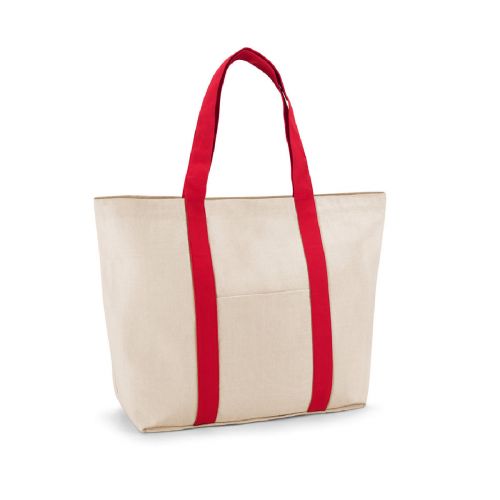VILLE - 100% cotton canvas bag with front and inside pocket (280 g/m²)