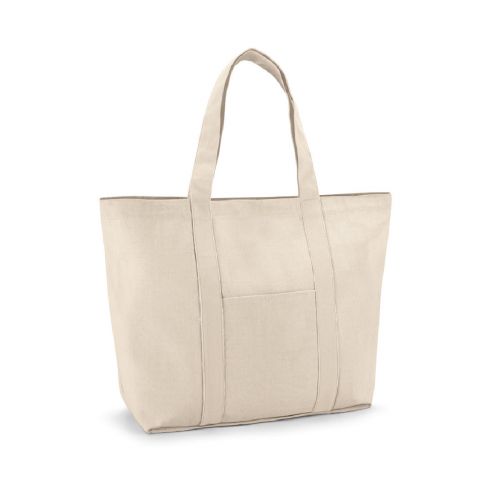 VILLE - 100% cotton canvas bag with front and inside pocket (280 g/m²)
