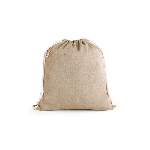 CHANCERY - Drawstring bag in recycled cotton (70%), polyester (30% rPET) (140 g/m²)