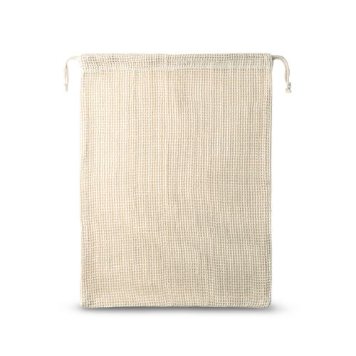 NAPOLI - 100% cotton bag (120 g/m²) with 100% cotton mesh on the front (100 g/m²)