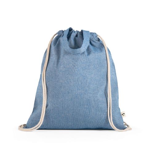 RISSANI - Drawstring bag with recycled cotton (70%) and polyester (30% rPET) (140 g/m²)