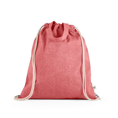 RISSANI - Drawstring bag with recycled cotton (70%) and polyester (30% rPET) (140 g/m²)