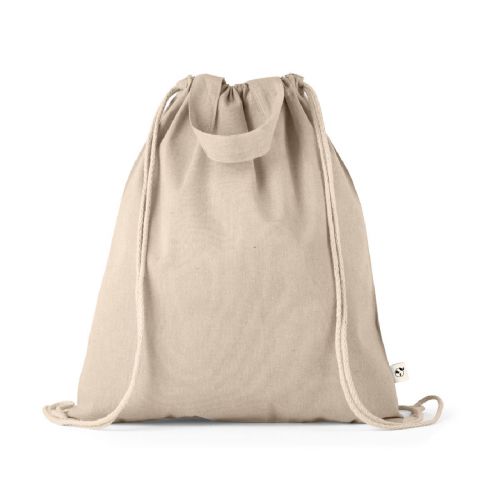 RISSANI - Drawstring bag with recycled cotton (70%) and polyester (30% rPET) (140 g/m²)