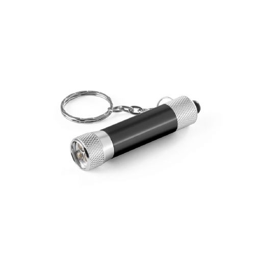 LERGAN - Aluminium keyring with a 3 LED flashlight