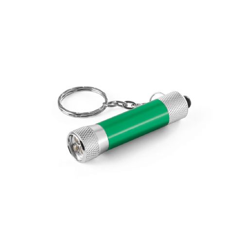 LERGAN - Aluminium keyring with a 3 LED flashlight