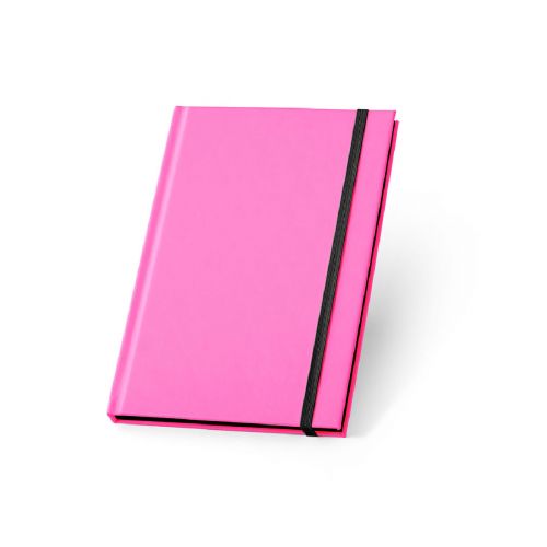 WATTERS - A5 notebook in fluorescent PU with lined pages