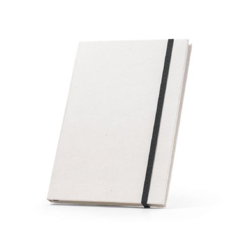 MILKY - A5 notebook with rigid cover in 100% recycled paper