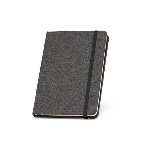 BOYD - A5 notebook in recycled polyester (100% rPET) with lined sheets