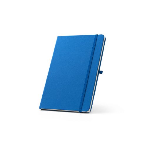 ANNE - A5 notebook in recycled polyester (100% rPET) with lined pages