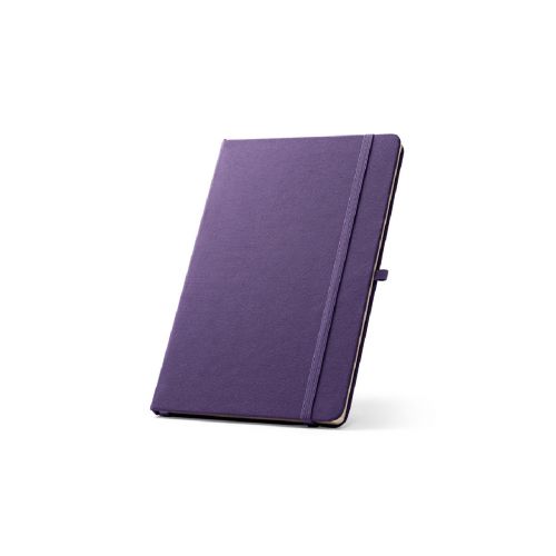 ANNE - A5 notebook in recycled polyester (100% rPET) with lined pages