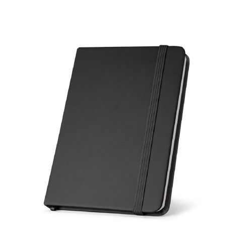 CAMPUS - A5 hardcover notebook in PU (35% recycled) with lined pages 100% recycled