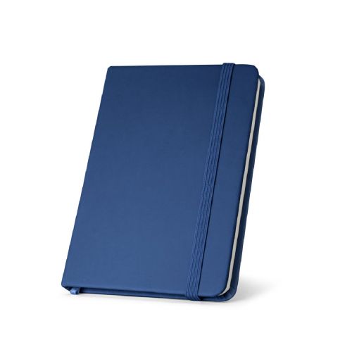CAMPUS - A5 hardcover notebook in PU (35% recycled) with lined pages 100% recycled