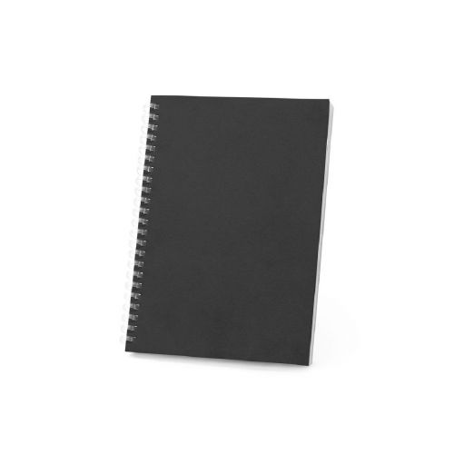 SCHILLER - A5 notepad with flexible cover, made from 100% recycled paper