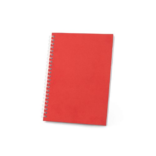SCHILLER - A5 notepad with flexible cover, made from 100% recycled paper