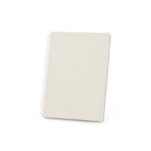SCHILLER - A5 notepad with flexible cover, made from 100% recycled paper