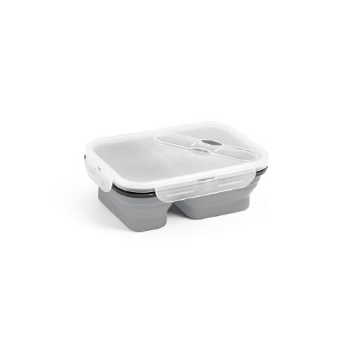 DILL - Lunch Box. Retractable hermetic box in silicone and PP (480 and 760 mL)
