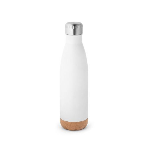 SOLBERG - Stainless steel thermos and cork base 560 mL