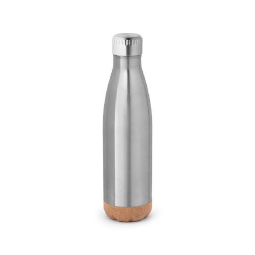 SOLBERG - Stainless steel thermos and cork base 560 mL