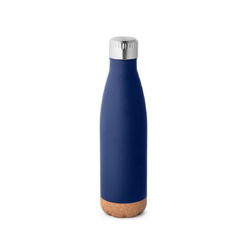 SOLBERG - Stainless steel thermos and cork base 560 mL