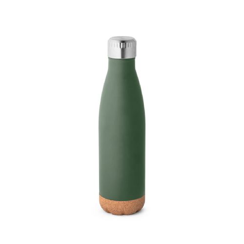 SOLBERG - Stainless steel thermos and cork base 560 mL