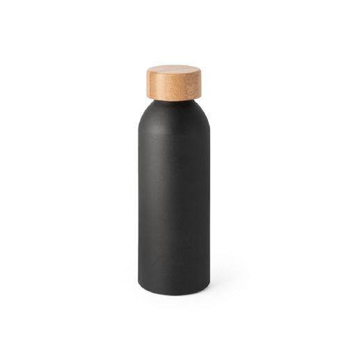 QUETA - Aluminium bottle with bamboo lid 550 mL