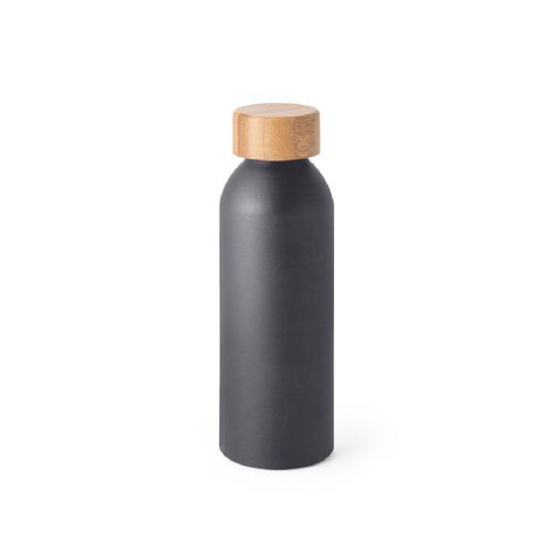QUETA - Aluminium bottle with bamboo lid 550 mL