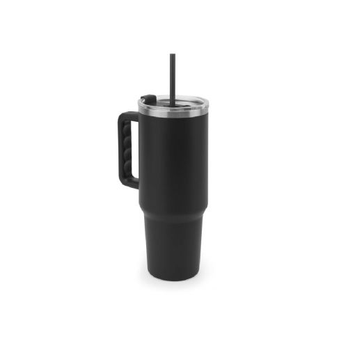JOYNER XL - Large stainless steel travel cup (91% recycled) with vacuum insulated double wall and a matt finish 1300 mL