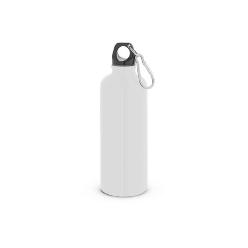KELCE - Single-wall stainless steel bottle with carabiner clip 550 ml