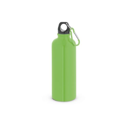KELCE - Single-wall stainless steel bottle with carabiner clip 550 ml
