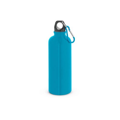 KELCE - Single-wall stainless steel bottle with carabiner clip 550 ml