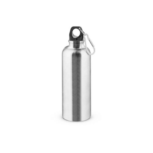 KELCE - Single-wall stainless steel bottle with carabiner clip 550 ml