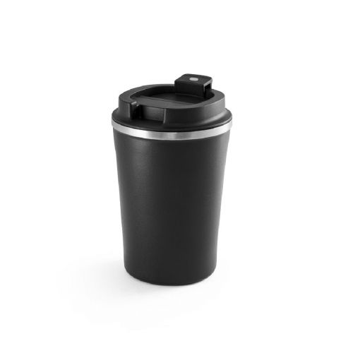 PHELPS CERAMIC - Stainless steel travel mug with ceramic interior finish 470 mL