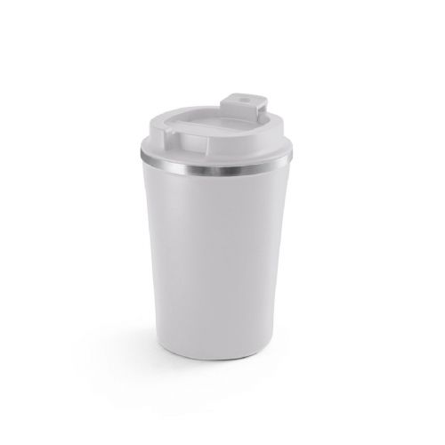PHELPS CERAMIC - Stainless steel travel mug with ceramic interior finish 470 mL