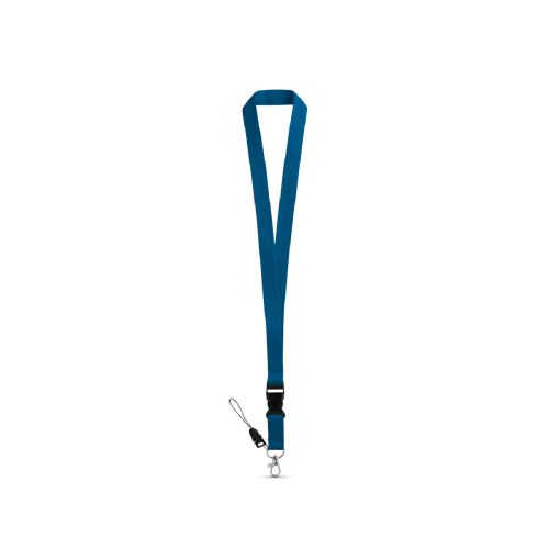 ANQUETIL - Polyester lanyard with metal carabiner