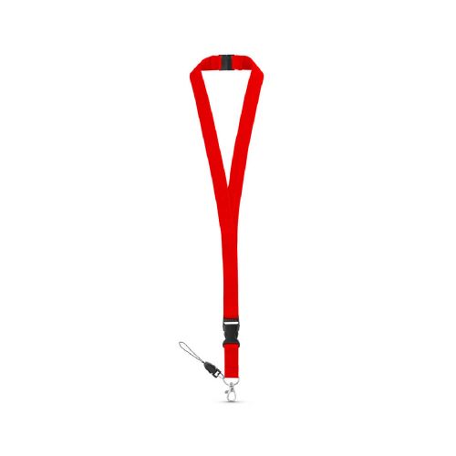 MURRAY - Polyester lanyard with metal carabiner
