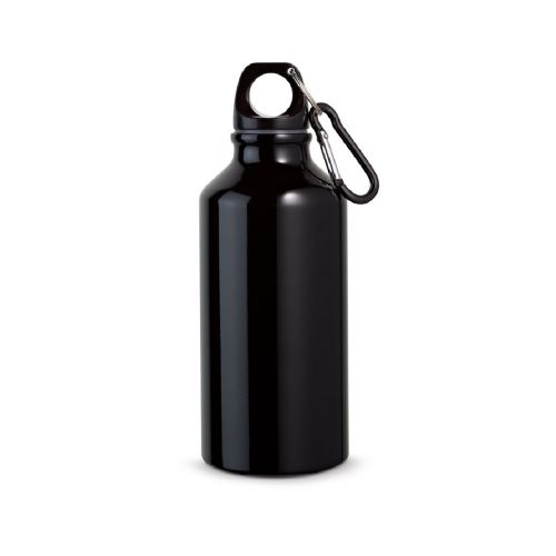 LANDSCAPE S - Aluminium sports bottle with carabiner 400 mL