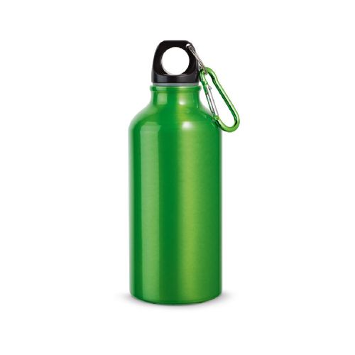 LANDSCAPE S - Aluminium sports bottle with carabiner 400 mL