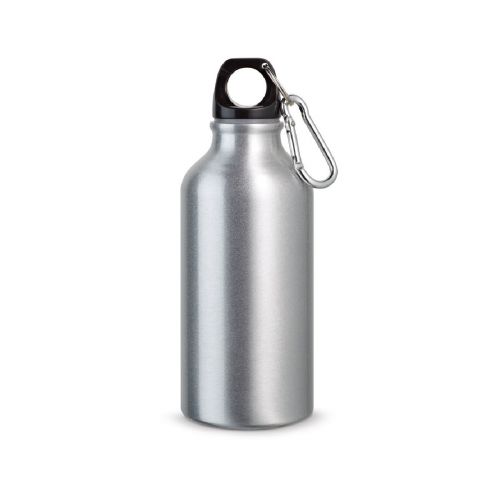 LANDSCAPE S - Aluminium sports bottle with carabiner 400 mL