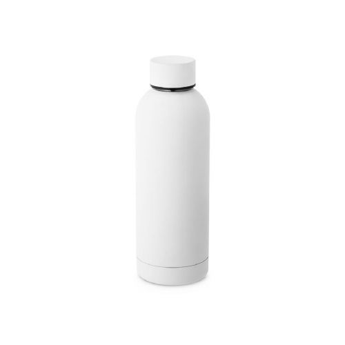 ODIN - Double wall vacuum stainless steel (36% recycled) bottle with rubber coating 550 mL