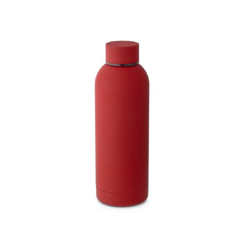 ODIN - Double wall vacuum stainless steel (36% recycled) bottle with rubber coating 550 mL