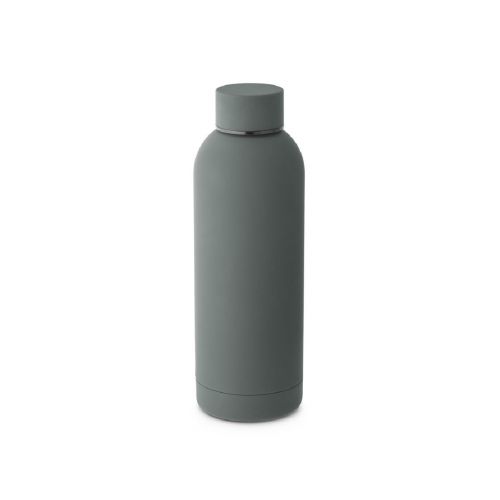 ODIN - Double wall vacuum stainless steel (36% recycled) bottle with rubber coating 550 mL