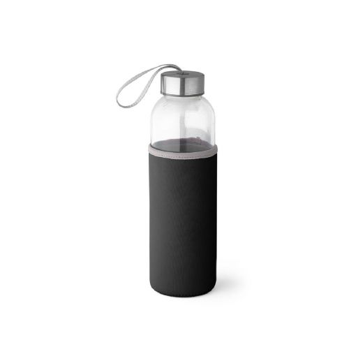 RAISE - Glass and stainless steel Sport bottle 520 mL
