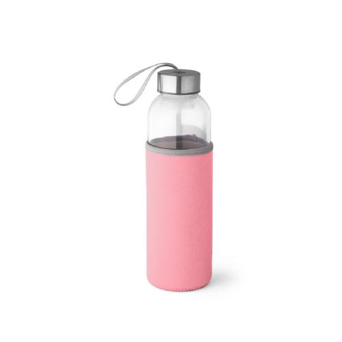 RAISE - Glass and stainless steel Sport bottle 520 mL