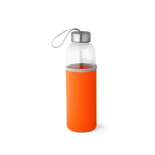 RAISE - Glass and stainless steel Sport bottle 520 mL