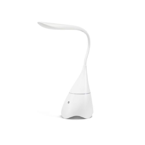 GRAHAME - Portable desk lamp with speaker and 5-hour battery life in recycled ABS (100% rABS)