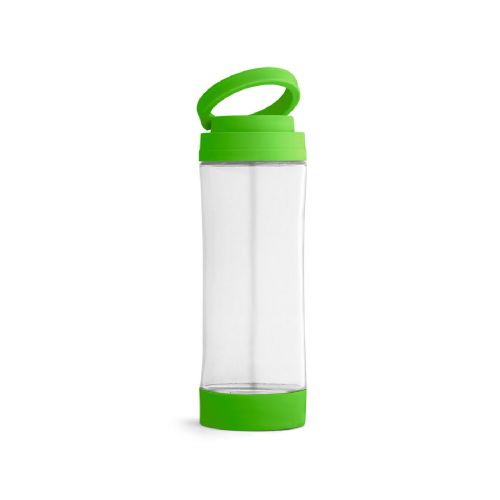 QUINTANA - Glass sports bottle with PP cap 390 mL