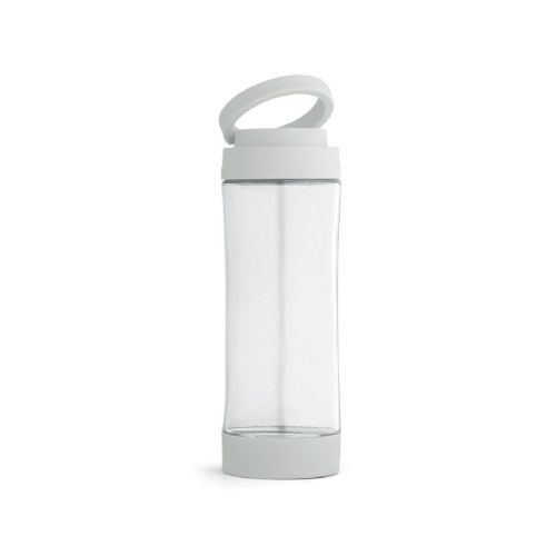 QUINTANA - Glass sports bottle with PP cap 390 mL